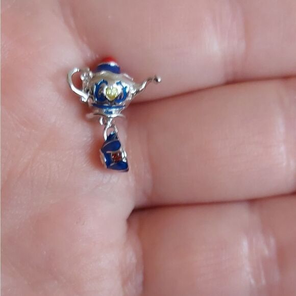 925 Sterling Silver Tea Time Charm - Picture 8 of 8